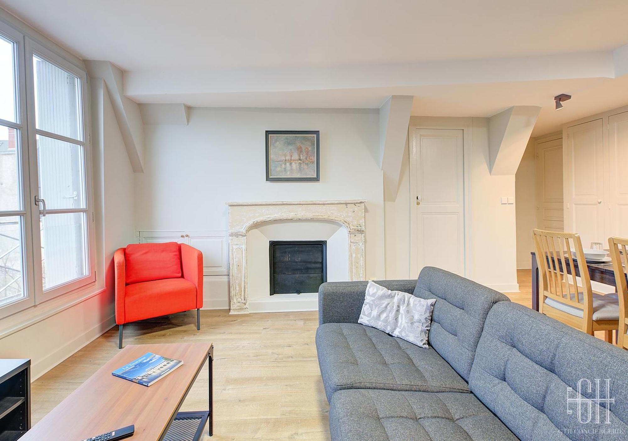 Appartement Le Jacobin - Saint Gatien- Bibliotheque *