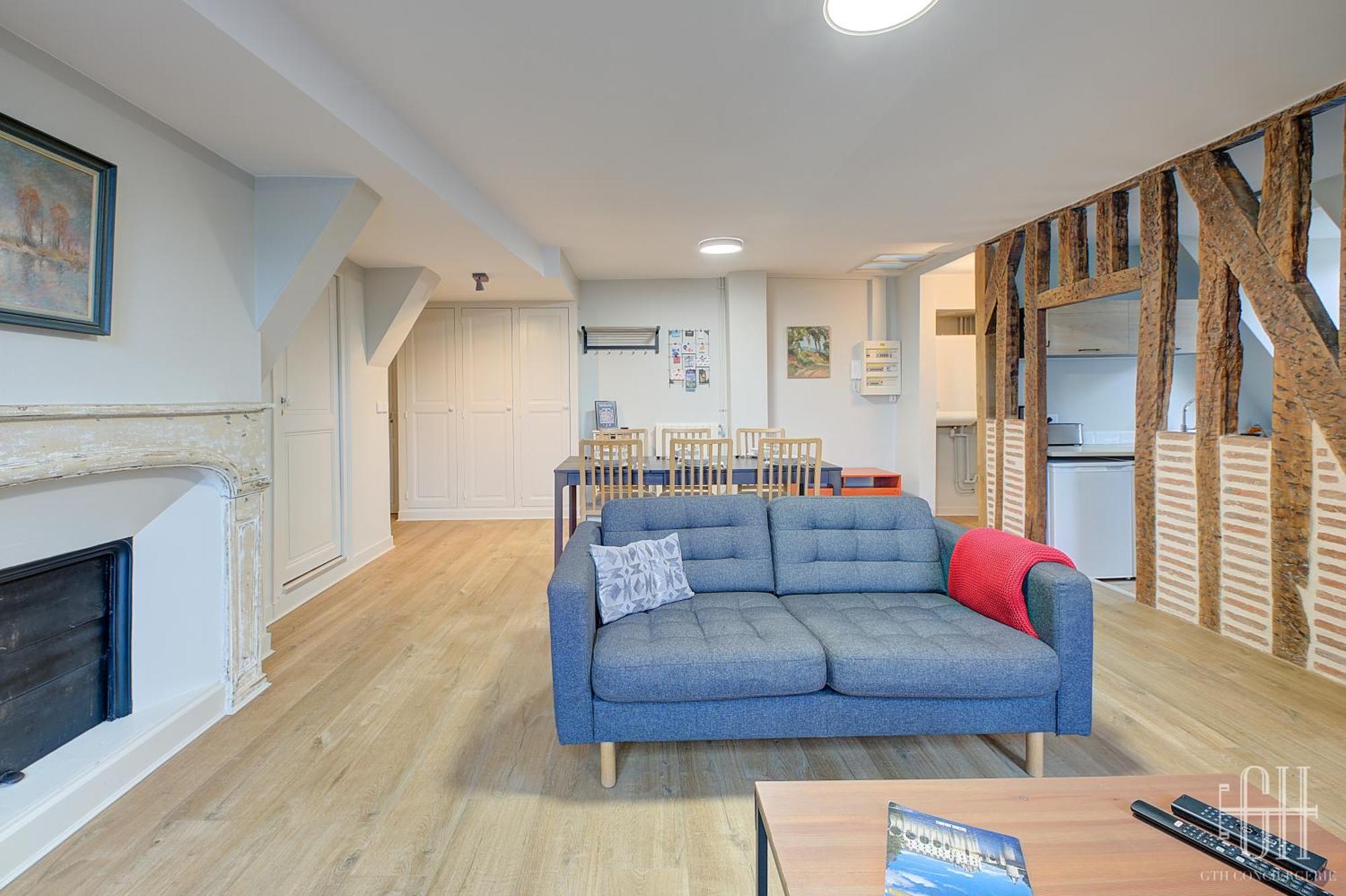 Le Jacobin - Saint Gatien- Bibliotheque Appartement *